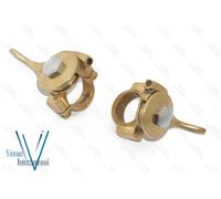 Air Choke Mag Leva Ottone LH RH Side Set 1" Manubrio per BSA TRIUMPH NORTON N...