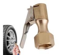 Air Chuck | 1/4 Inflator pneumatico pneumatico di bloccaggio in rame pesante | Attacco del compressore d'aria staccabile Attacco, inflazione pneumatici auto per autocarri automobi
