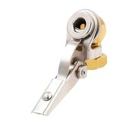 Air Chuck - Heavy Duty Leak-Proof Compressor Accessory | Closed Ball Tire Chuck With Clip | Lega 3,3 x 4,3 cm 1/4 FNPT per motorcycle camper, camion, bicicletta, scooter, auto, sedan pickup SUV