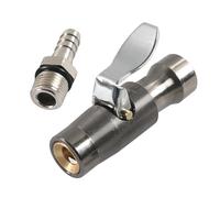 Air Chuck Quick Connect - Clip Di Gonfiaggio Per Pneumatici Con Bloccaggio In Metallo Resistente Nessuna Perdita D'aria | Mandrino Ad Aria Con Filettatura Interna Da 1/4 Di Pollice Per Gonfiaggio Pneu