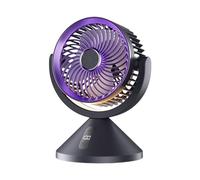 Air Circulator Fan, Ricaricabile Cooling Device, 6.29 x 8.07 Inches Electric Performance Hangable Design, Cool Breeze Airflow for Dorm, Bedside, Reading, Working, Bedroom, Living Room