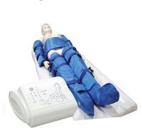 Air Compression Massager Machine Suit 16 Air Bags Sequential Compression Pressotherapy Machine for Full Body Lymphatic Drainage Massage Weight Loss