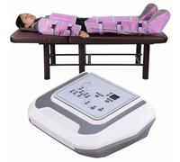 Air Compression Massager Machine Suit 16 Air Bags Sequential Compression Pressotherapy Machine for Full Body Lymphatic Drainage Massage Weight Loss per Risultati efficaci,Purple