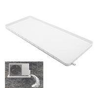 Air Conditioner Condensate Drip Pan Plastic Drip Tray, Air Conditioner Internal And External Unit Water Tray PP Tray Water Collector Pad with 2m/3m/4m/5m/10m Drain Pipe (Color : 2m Hose, Siz