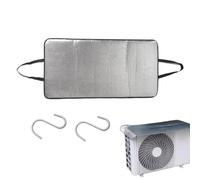 Air Conditioner Cover - 37 Inch Shield | Aluminum Foil - Waterproof AC Outdoor Unit Protective Cover With Magnetic Fastening And Sun Protection For Year Round Outdoor Use