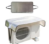 Air Conditioner Covers for Outside - Insulated Split Condenser Wrap | Weatherproof Uv Resistant Ac Unit Cover | Drip-Proof Top Cover, with Hooks, for Garden Residential Summer Backyard Pool Rv