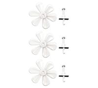 Air Conditioner Deflector - 3-Piece ABS Adjustable 7.8in Baffle