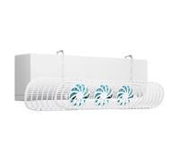 Air Conditioner Deflector, Adjustable AC Wind Direction Cover, Anti Condensation Design, Wall Mounted Vent Redirector for Bedroom, Kitchen, Living Room, Home Use, 25x37.99 inches