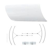 Air Conditioner Deflector, Adjustable Ac Wind Guide, Anti-Blow Airflow Screen, 53x27cm, for Window Units, Wall-Mount Rooms, Summer Comfort Office, Apartment, Elderly, Kids Guide Technology Redirects