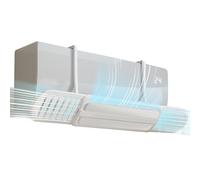 Air Conditioner Deflector, Adjustable Wind Diverter, Anti-Blow Baffle Shield, Easy Install Cover Design, for Window, Ceiling, RV, Basement, Wall, Garage, Car Cooling Use