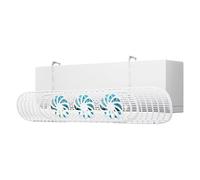 Air Conditioner Deflector - Airflow Control | Wall-Mounted Adjustable Baffle, Indoor Cooling Wind Blocker For Kitchen, Nursery, Apartment Room, Quiet Sleep Airflow Guide