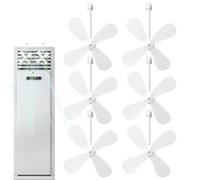 Air Conditioner Deflector Fan - PP Material, Adjustable Anti-Wind Diverter, Airflow Deflector | 6 Piece Vent Redirector For Home, Bedroom, Office, Dorm, School, Car, RV, Garage And Wall Mounted AC
