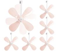 Air Conditioner Deflector Fan - PP Material, Adjustable Anti-Wind Diverter, Airflow Deflector | 6 Piece Vent Redirector For Home, Bedroom, Office, Dorm, School, Car, RV, Garage And Wall Mounted AC