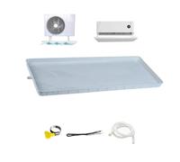 Air Conditioner Drip Pan Plastic Drain Pan Large Water Tray with Drain Kit for Window Air Conditioner Outdoor Unit (Color : 10m Water Pipe, Size : 91.5 * 45cm)
