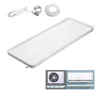 Air Conditioner Drip Pan, Window Air Conditioner Drain Kit, PP5 Plastic Drip Pan with Drain Tubing, Condensate Water Collector Drip Tray (Size : 81.5x33cm/32x13in)