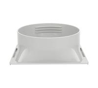 Air Conditioner Exhaust Hose Coupler-17.8x14.8x6.8cm | Universal Thread Design, Square To Round Portable Adapter | Adapter A/C Unit Tube Connector, Square To Round Exhaust Duct Hose Connector