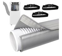 Air Conditioner Hose Cover, Ac Dustproof Sleeve, Air Conditioning Insulation Sleeve with Thermal Barrier, Flexible Hose Protector, Cooling System Cover Home Setup and Energy Saving