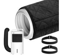 Air Conditioner Hose Cover - Polyester | AC Hose Duct Vent Sleeve, Pipe Protector | Insulation Wrap For Commercial Buildings, Kitchen Home Basement Bedroom Apartment Winter Summer Easy Installation