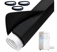 Air Conditioner Hose Cover Wrap | AC Exhaust Hose Insulation | Protector Wrap Installation Replacement Insulated Duct Guard Fit 5.9 Inch 5 Inch Diameter Pipe