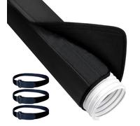 Air Conditioner Hose Cover Wrap, Insulated Flexible AC Tube Wrap for Exhaust Hose, Composite Material Sleeve for Energy Efficiency, Easy Replacement Installation & Setup, Gray