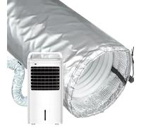 Air Conditioner Hose Wrap, Ac Vent Insulation Sleeve, Exhaust Tube Thermal Cover, Energy Saving Cooling Shield for Apartment, Hotel, Dormitory, Restaurant, Offices, Bedroom, Studio