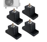 Air Conditioner Mounting Rubber Pads, 4 Pack Shock-Proof Foot Cushion Airs | 4Pcs Rubber AC Condenser Shock Absorbing Pads | Damping Compressor Feet, Anti Vibration Pad For Air Conditioner Outdoor