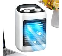 Air Conditioner Portable Fan - Portables Air Conditioner, Mini Airs Conditioning Unit | Low Noise USB Charging With 180ml Water Tank | Portable Personal Airs Conditioners For Bedroom Living Room