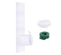 Air Conditioner Sealing Kit, Window Ac Seal Cloth, Heavy Duty Energy Saving Waterproof Dustproof Strip, Easy Install Aircondition Accessory for Home Kitchen Living Room, White