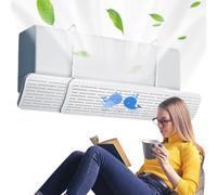 Air Conditioner Vent Deflector - Adjustable Air Conditioner Deflector | Anti-Direct Blow Wind | 180-Degree Rotatable Shield Blocker Replacement for Installation Home Bed Fan Airflow