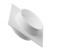 Air Conditioner Vent Hose Connector Threaded Duct Wall Flange Mount