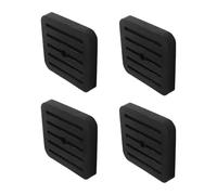 Air Conditioner Vibration Pads - 4Pcs Rubber Shock Absorbing Bracket | Heavy Duty Sound Insulating Pad for Hvac Washer Dryer Refrigerator Freezer Washing Machine Air Compressors Conditioner