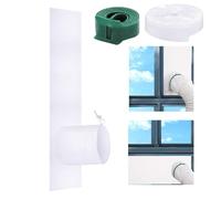 Air Conditioner Window Sealing Kit, AC Sealing Cloth Set, Energy Saving Draft Blocker Solution, Flexible Weatherproof Window Seal, Reusable Portable Cooling Accessory, Ideal for Home