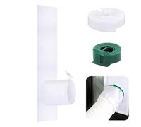 Air Conditioner Window Sealing Kit, AC Sealing Cloth Set, Energy-Saving Flexible Barrier, Portable Air Conditioner Accessory for Home, Living Room, Kitchen, Apartment Use