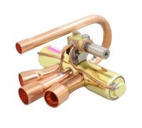 Air Conditioning Electromagnetic Four Way Reversing Valve 1P 1.5P 3P Solenoid valve coil for Air conditioner replacement 1pcs(3p)