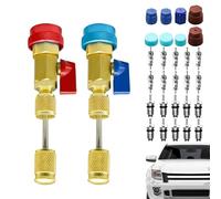 Air Conditioning Tool - Mechanical Valve Stem Puller, Refrigerant Seal Repair Kit, Precision Leak Fix Hardware, HVAC Professional Equipment, Utility Supply, Medium Knurled Unit