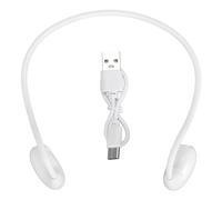 Air Conduction Bluetooth V53 Edr cuffie chiaro qualità del suono Bianco | Open orecchio Bluetooth cuffie,80mAh,49ft,Compatibile V5 A2DP,Open Ear,V5.3 Edr Bluetooth,Prevent Fall Off