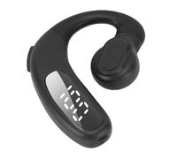 Air Conduction Wireless Earbuds Bluetooth 5.5 for Sports Workout, Black | Open Ear Clip Design, Stable Comfort Fit, Sweat Resistant for Running Gym
