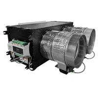 AIR CONTROL Plenum Cablato Motorizzato 4 Stacchi Diametro 150 - Interfaccia a Filo + Kit Comando Radio