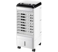 Air Cooler for Home Office Portable Air Conditioner,Mobile Space Cooler,Super Quiet Air Conditioning,Oscillating Tower Fan,3 in 1cooling Tower Fan Humidifier Purifier