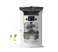 Air Cooler, Humidifying Desk Fan, 3-Speed Cooling Device, Led Night Light Feature, Portable Climate Solution, Ideal for Outdoor Camping, Apartment Living, 9.84x5.91x5.91 Inches