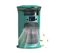Air Cooler, Humidifying Fan, Cooling Device, Led Light Appliance For Desk Dormitories Bedroom Office Children's Room Outdoor Camping Study Apartment Use, White, Dark Green, Orange