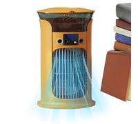 Air Cooler, Humidifying Fan for Desk, 3 Wind Speed Cooling Device, LED Light Feature, Portable and Quiet, Ideal for Dormitories, Bedrooms Outdoor Camping, Study Areas, Apartments