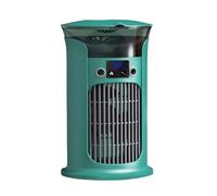 Air Cooler, Humidifying Fan, USB Powered Compact Lightweight LED Light Rechargeable Battery Three Speeds Sleek Design, Cooling Blower for Home Bedroom Living Room, White, Green, Orange