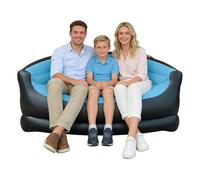 Air Couch - Inflatable Couch for Camping | Blow Up Couches for Adults | Portable Folding Lounge Chair, Inflatable Sofa Bed, Flocked PVC Recliner with Armrests fôr Home Living Room Outdoor Beach
