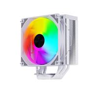 Air CPU Cooler 6 Heatpipe ARGB PWM 4 Pin Silent PC CPU Fan 1700 1200 1150 X79 X99 2011 CPU Raffreddamento AM5 AM4(6 Heat pipes,White-Colorful-1Fan)