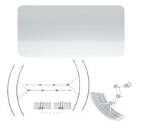 Air Deflector Wall AC, Anti Direct Wind Baffle, Adjustable Airflow Control Screen, Window Unit Windshield, Cooling Direction Guide, Summer Use for Elderly Kids Office Apartment Kitchen Living Room