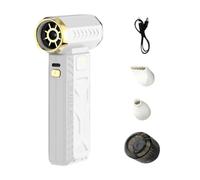 Air Duster 3-speed Adjustable Turbine Electric Rechargeable Machine | Compressed Air Dusters Mini Portable Handheld Home Office Computer Keyboard Electronics Detailing Lawn Patio Barber Hair
