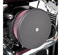 Air Filter Kit Big Sucker Smooth Black - 18 - 329 - Arlen Ness 10100878
