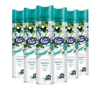 AIR FLOR | Deodorante per Ambienti, Profumo Muschio Bianco, 6 x 300 ml