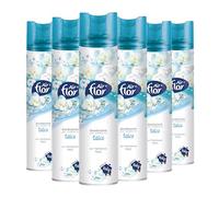 AIR FLOR | Profumatore per Ambienti Spray a Base Acquosa, Talco, 6 x 300 ml